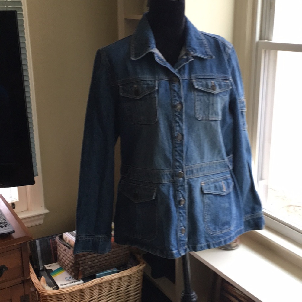 Crazyhorse Denim Safari Style Jacket